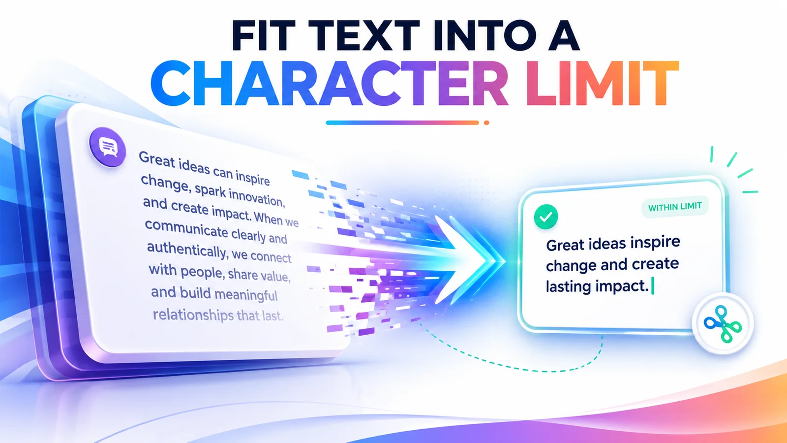 How to Fit Text Into a Character Limit