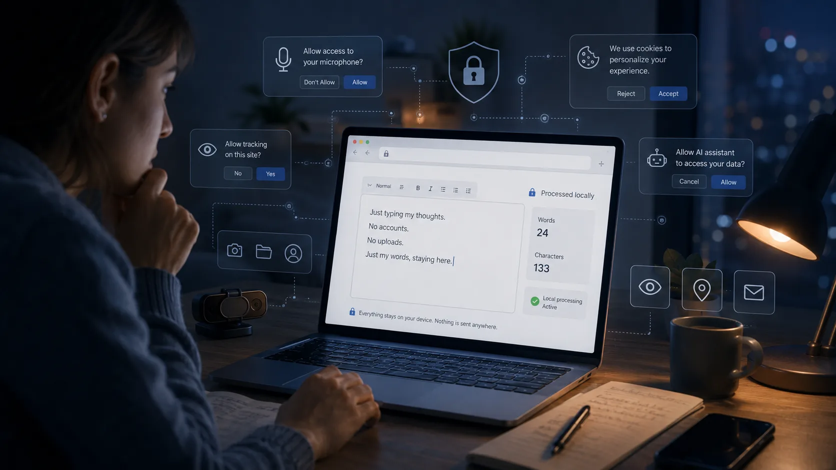 Privacy-First Word Counter: Why Your Text Stays Local