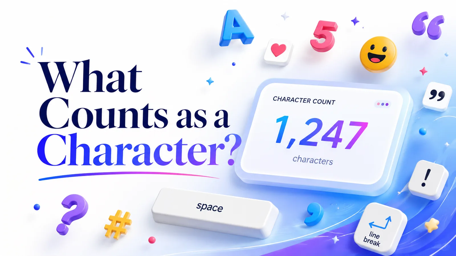 What Counts as a Character?