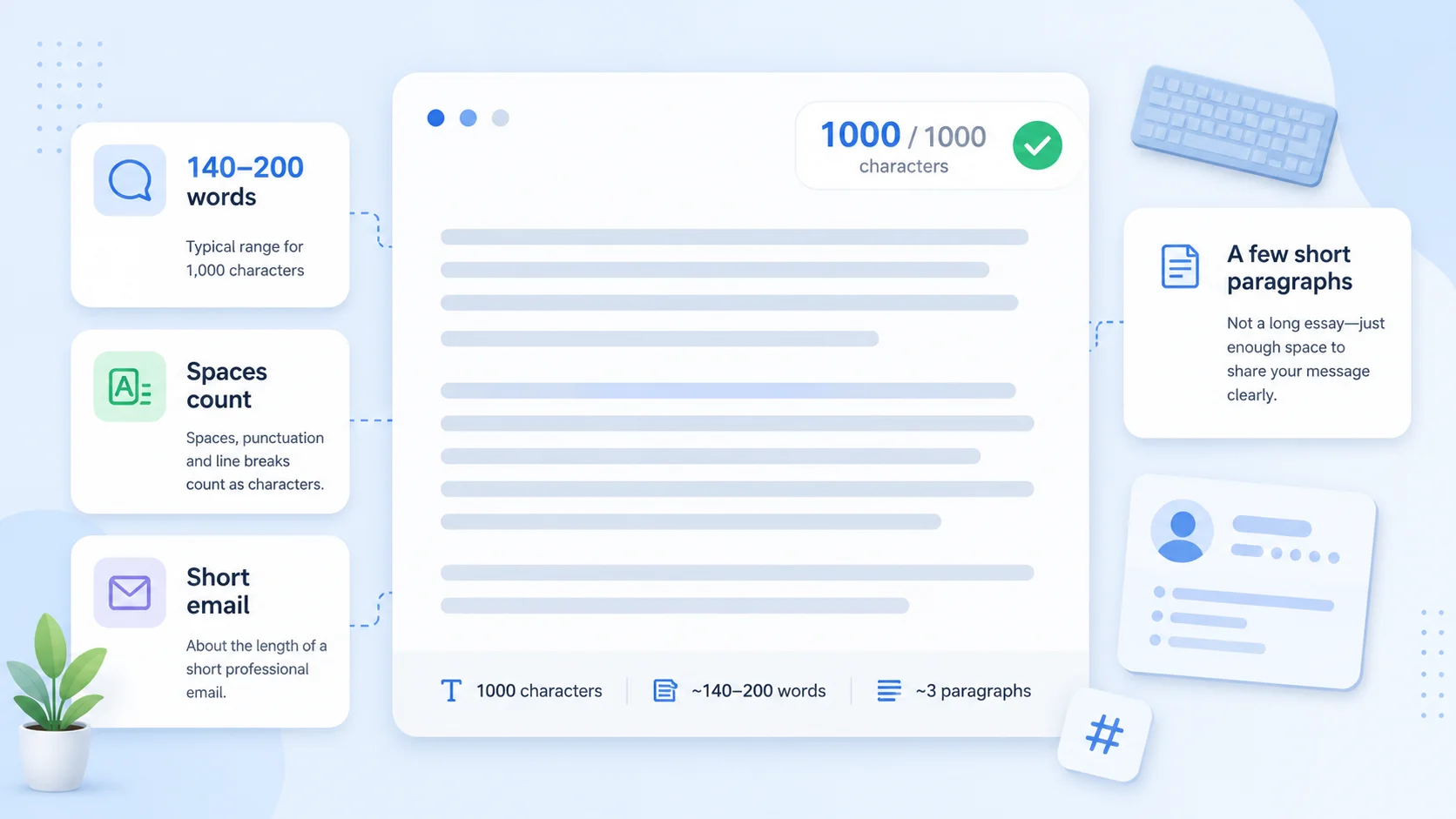 What Does 1000 Characters Look Like?
