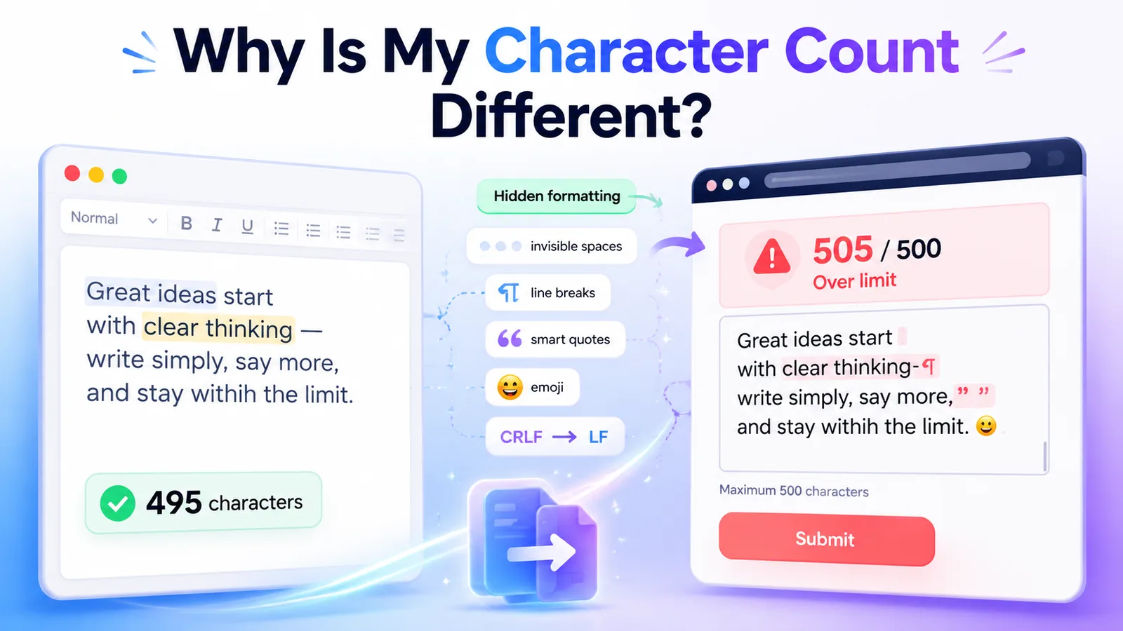 Why Is My Character Count Different?